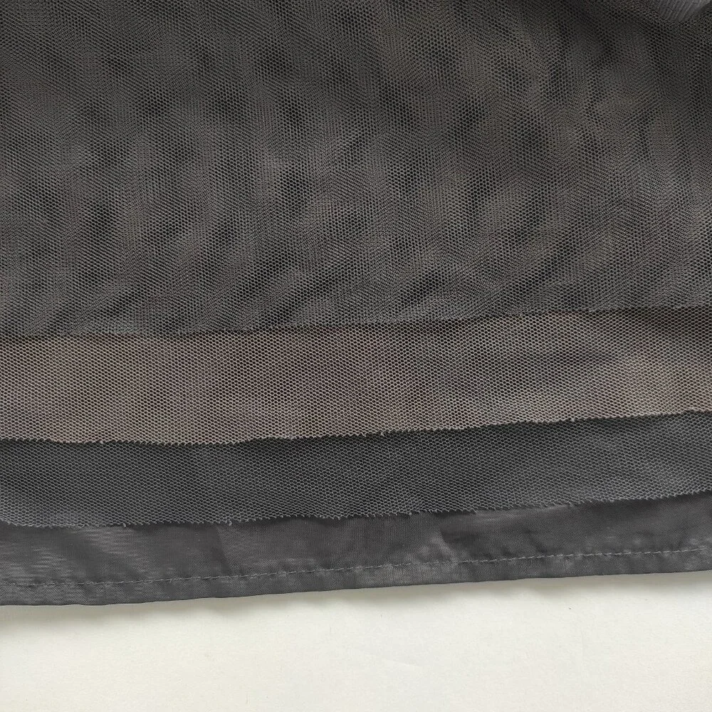 Old Navy Girl's Dress Dark Grey/Gray with Multicolor Iridescent Polka Dots 5T/5A